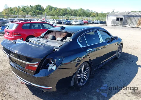 2016 Honda Accord Sport из США, поврежденный, VIN 1HGCR2E50GA066055